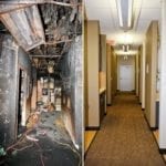 Office Hallway Before & After