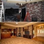 Living Room/Kitchen Before & After